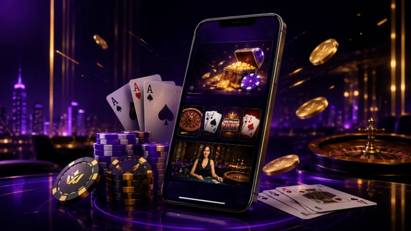 Mesa de casino ao vivo